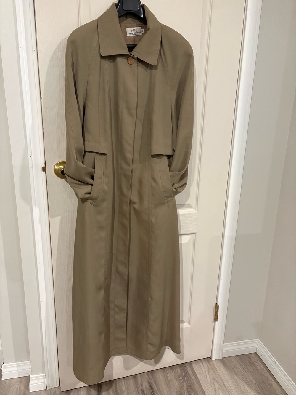 Vintage Long Trench Duster Coat Elevated Basics